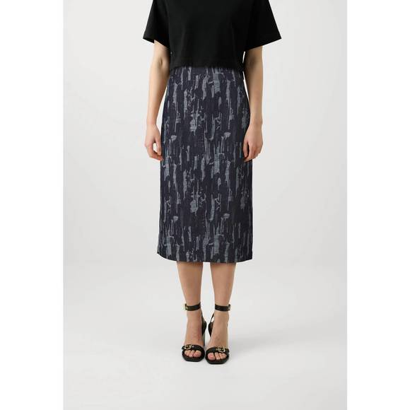 NEW BRUUNS BAZAAR ixora midi skirt in dark blue